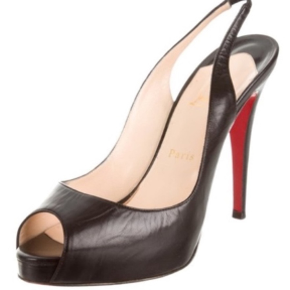 Christian Louboutin Peep-Toe Heels